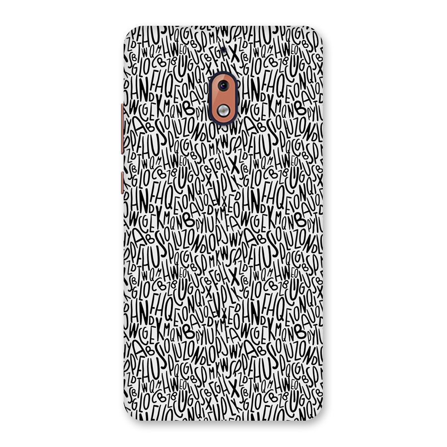 Alphabet Seamless Abstract Back Case for Nokia 2.1
