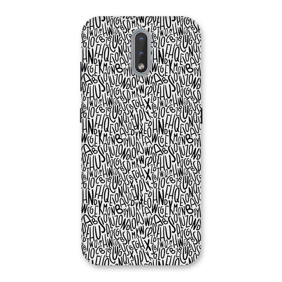 Alphabet Seamless Abstract Back Case for Nokia 2.3