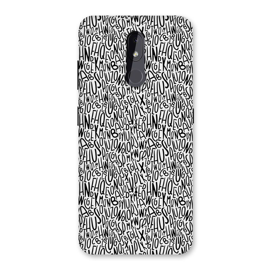 Alphabet Seamless Abstract Back Case for Nokia 3.2