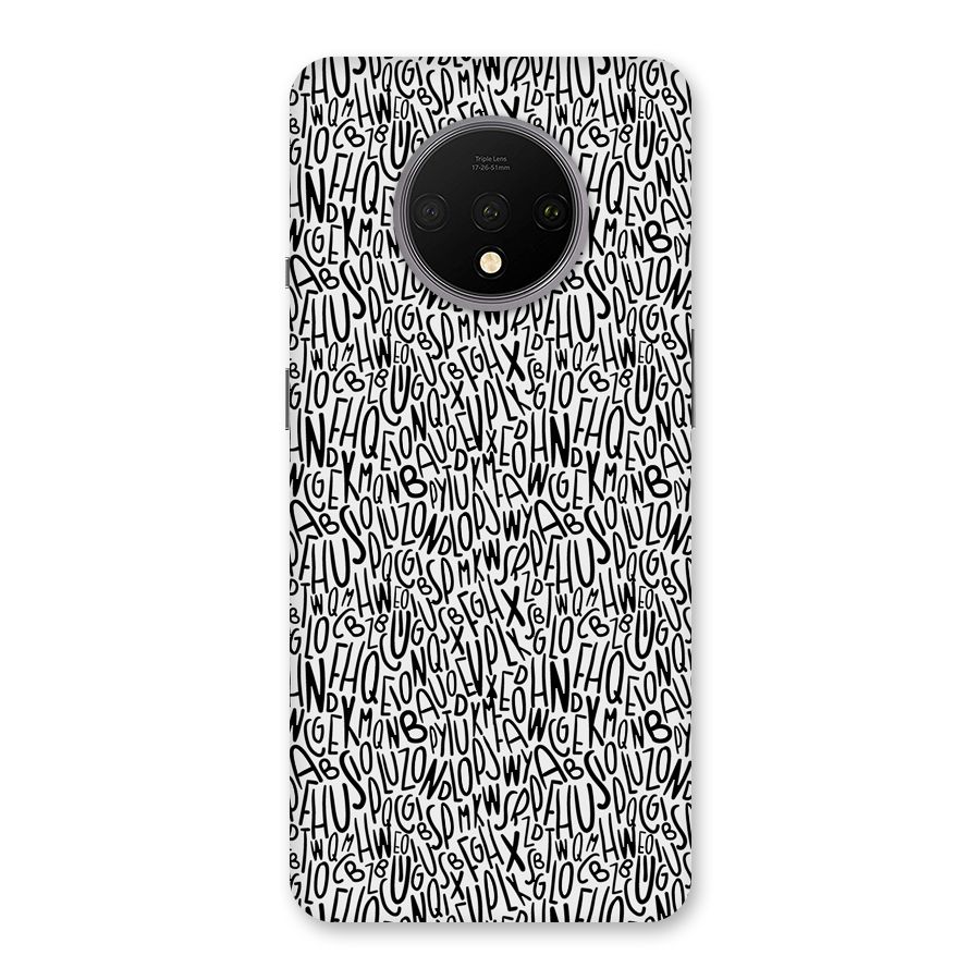 Alphabet Seamless Abstract Back Case for OnePlus 7T