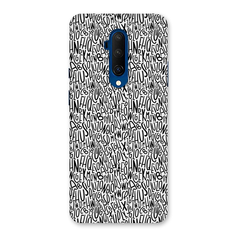 Alphabet Seamless Abstract Back Case for OnePlus 7T Pro