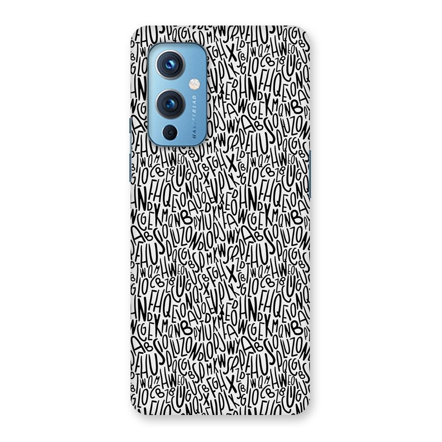 Alphabet Seamless Abstract Back Case for OnePlus 9
