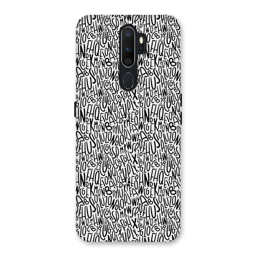 Alphabet Seamless Abstract Back Case for Oppo A5 (2020)