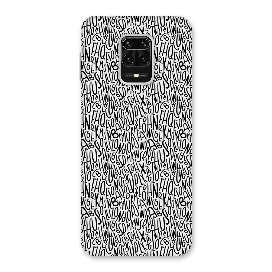 Alphabet Seamless Abstract Back Case for Poco M2 Pro