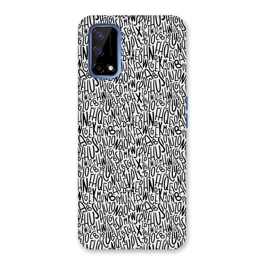 Alphabet Seamless Abstract Back Case for Realme Narzo 30 Pro
