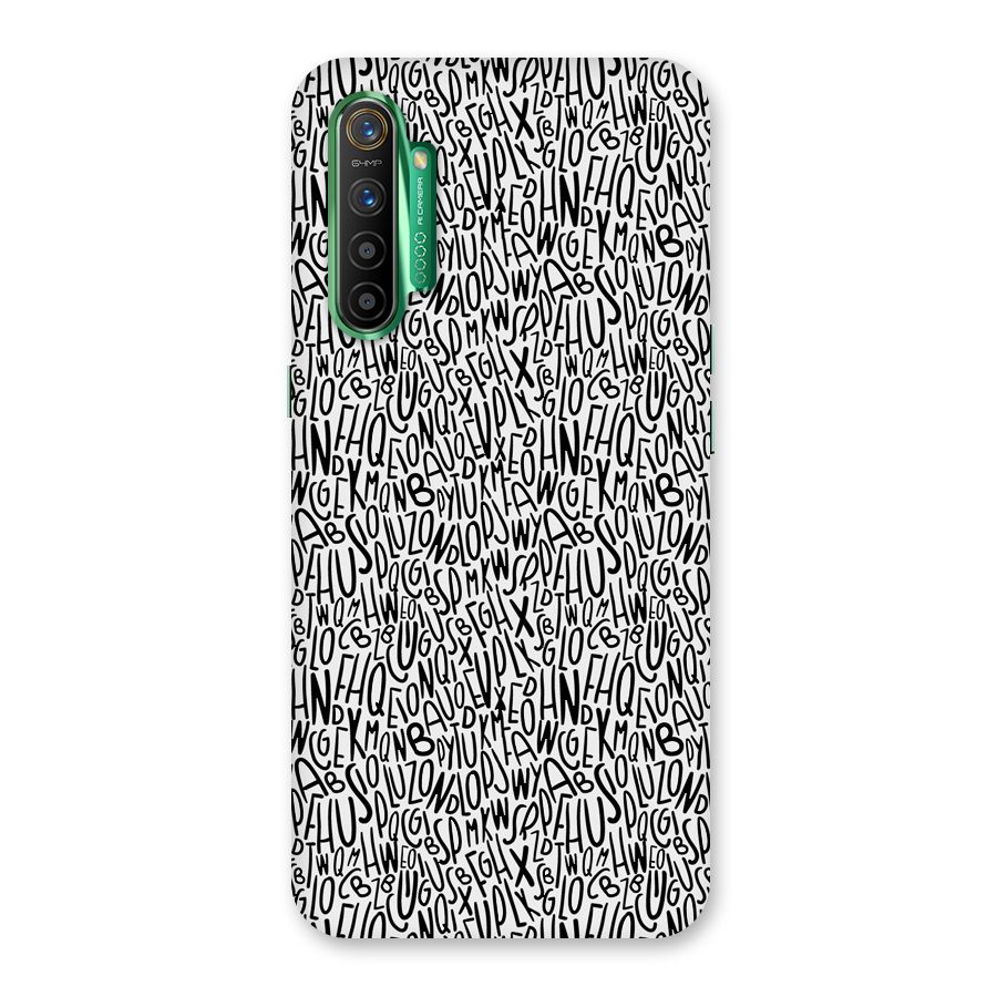 Alphabet Seamless Abstract Back Case for Realme X2