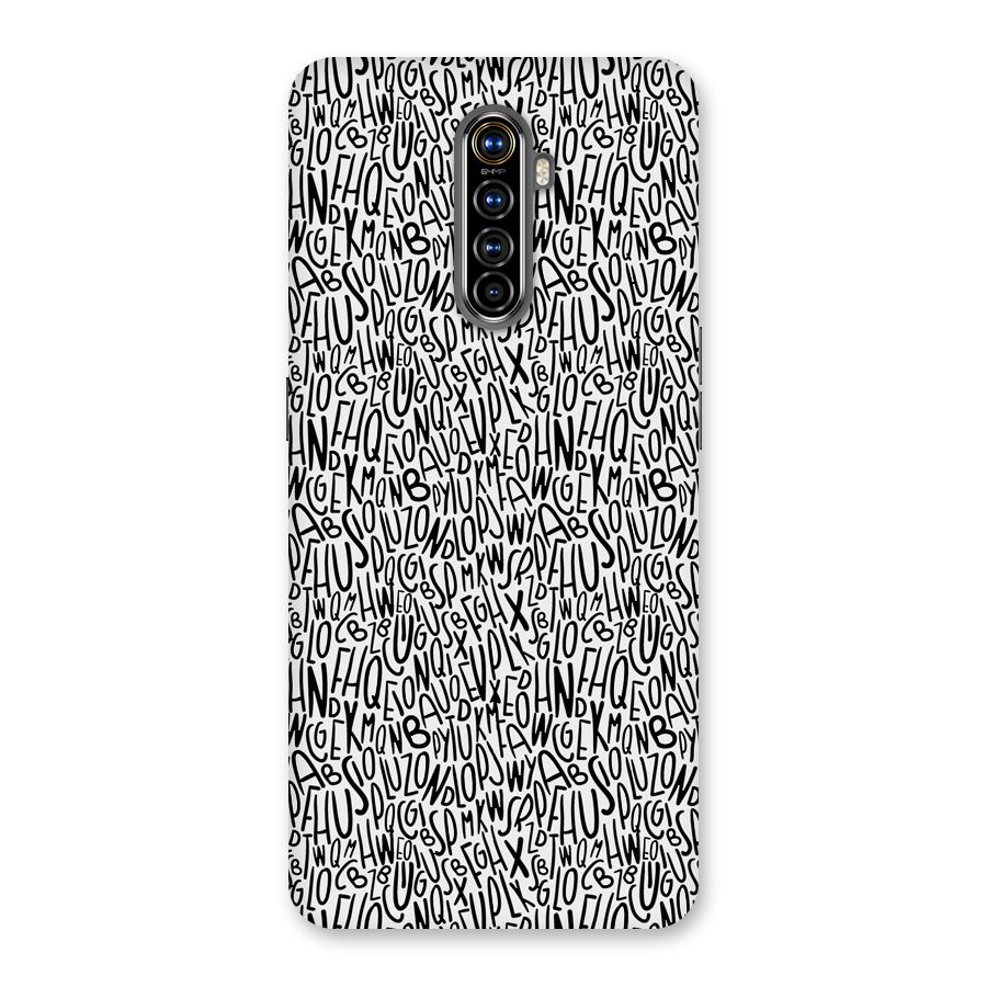 Alphabet Seamless Abstract Back Case for Realme X2 Pro