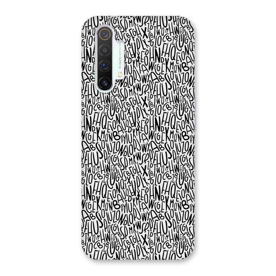 Alphabet Seamless Abstract Back Case for Realme X3 SuperZoom