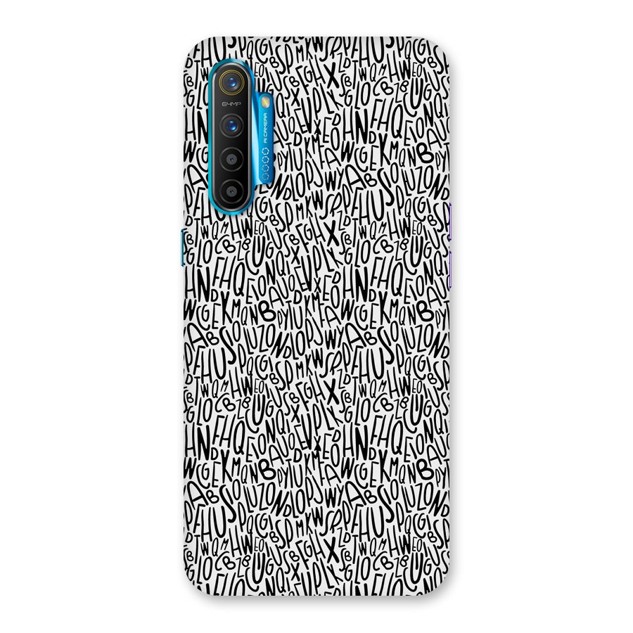 Alphabet Seamless Abstract Back Case for Realme XT