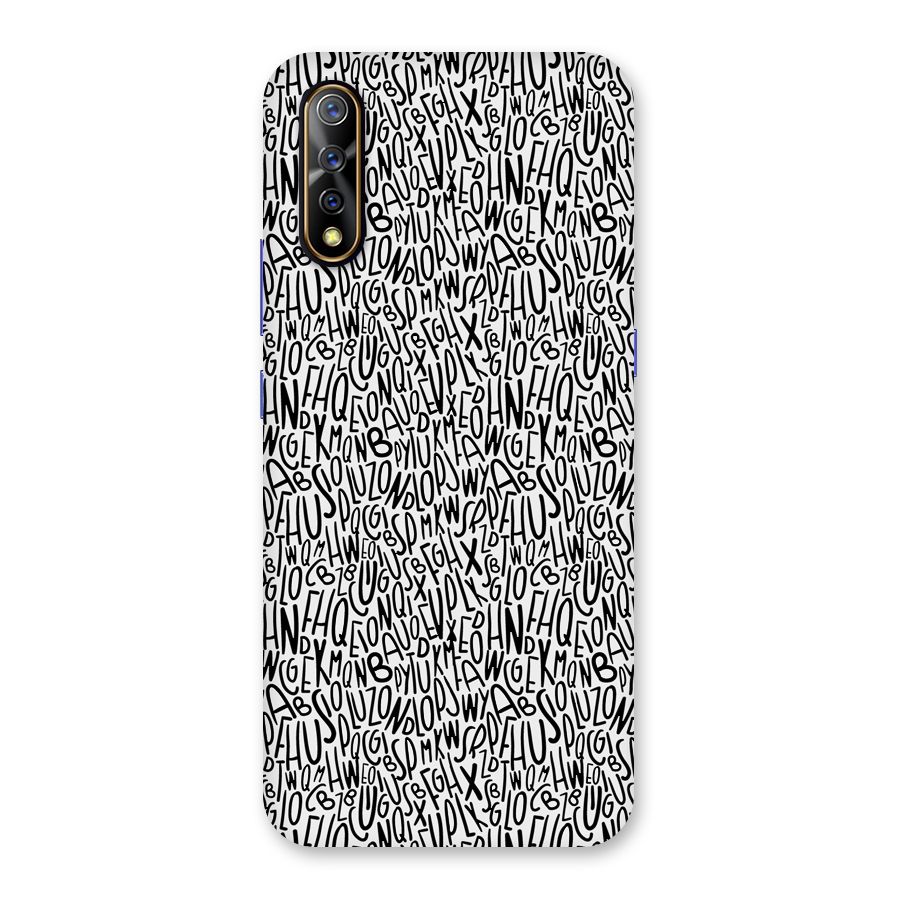 Alphabet Seamless Abstract Back Case for Vivo S1