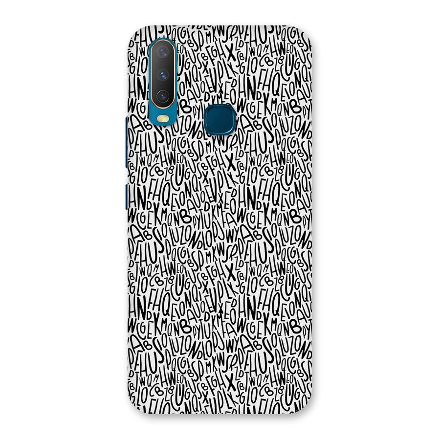 Alphabet Seamless Abstract Back Case for Vivo U10