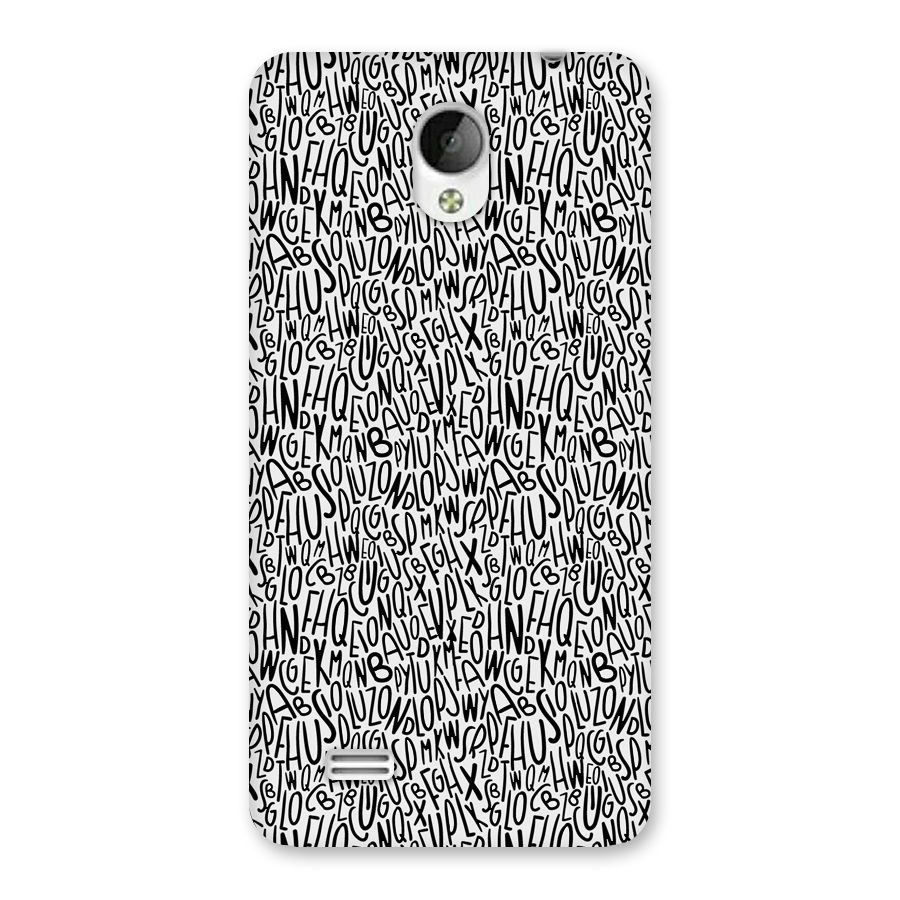 Alphabet Seamless Abstract Back Case for Vivo Y21