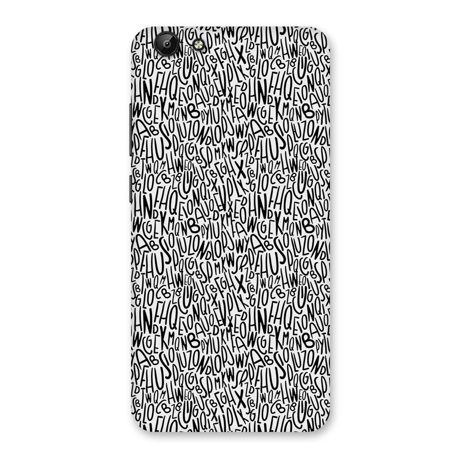 Alphabet Seamless Abstract Back Case for Vivo Y69