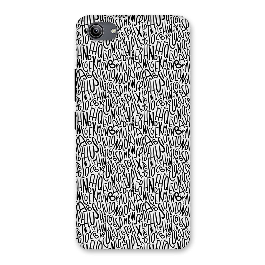 Alphabet Seamless Abstract Back Case for Vivo Y81i