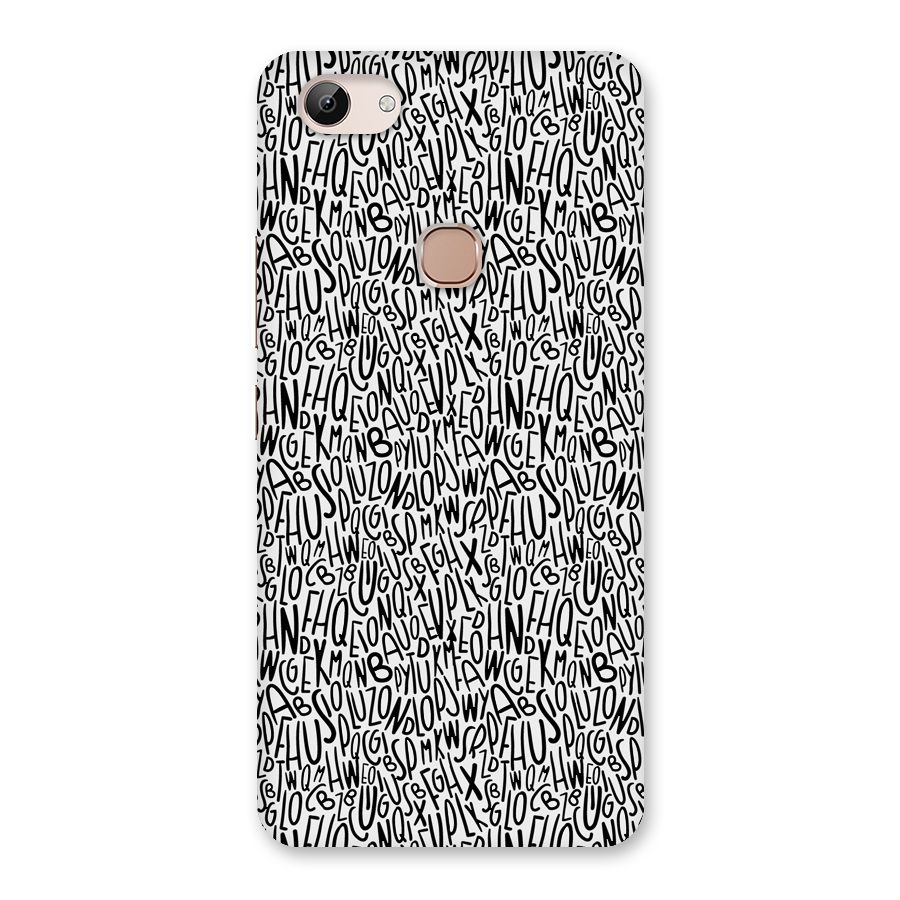 Alphabet Seamless Abstract Back Case for Vivo Y83