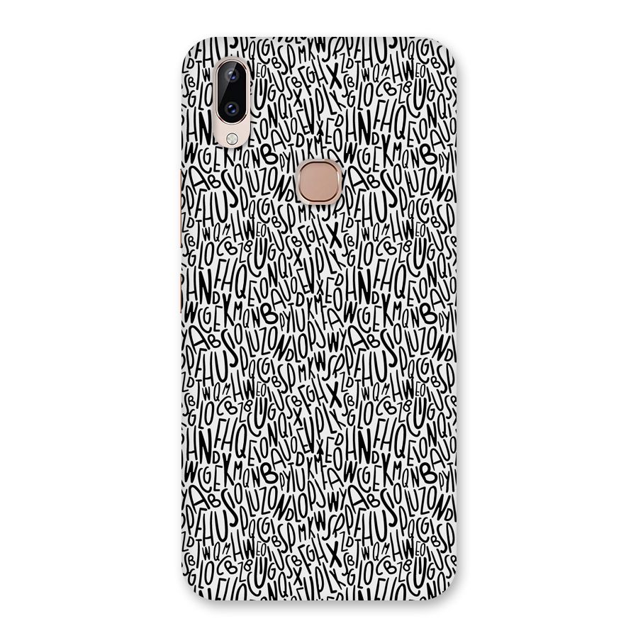 Alphabet Seamless Abstract Back Case for Vivo Y83 Pro