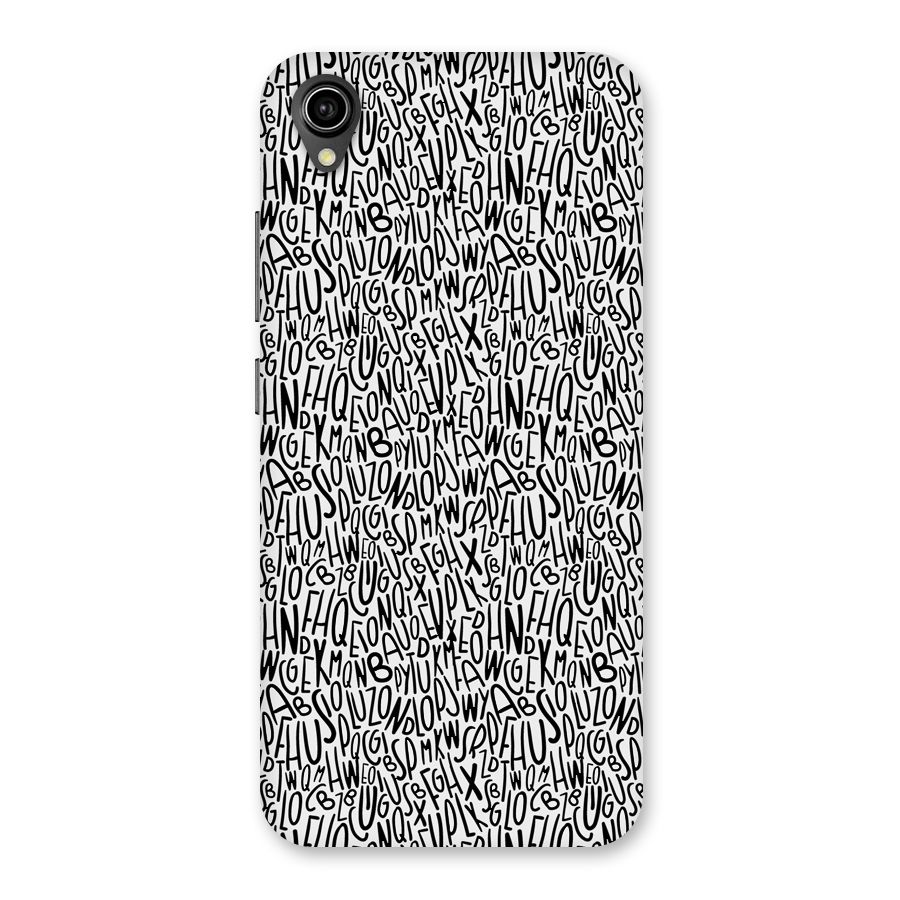 Alphabet Seamless Abstract Back Case for Vivo Y91i