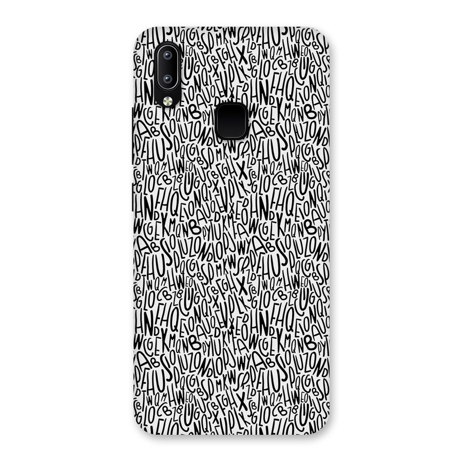 Alphabet Seamless Abstract Back Case for Vivo Y93