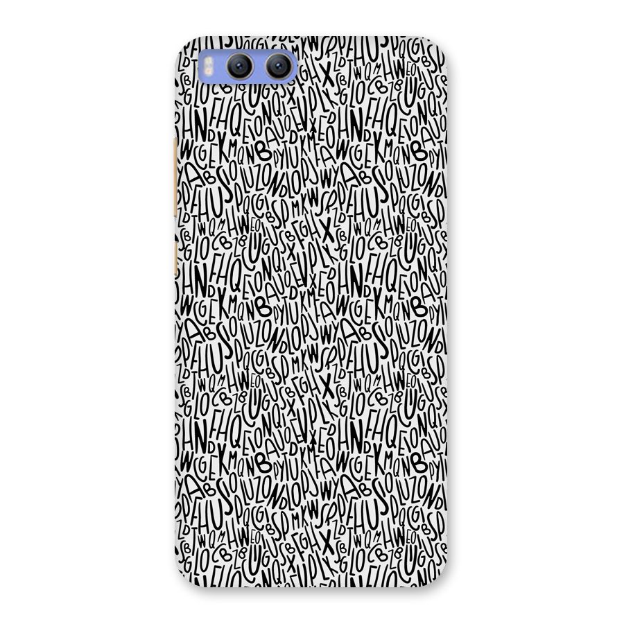 Alphabet Seamless Abstract Back Case for Xiaomi Mi 6