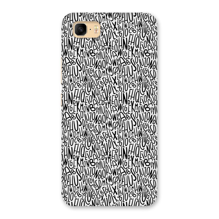 Alphabet Seamless Abstract Back Case for Zenfone 3s Max