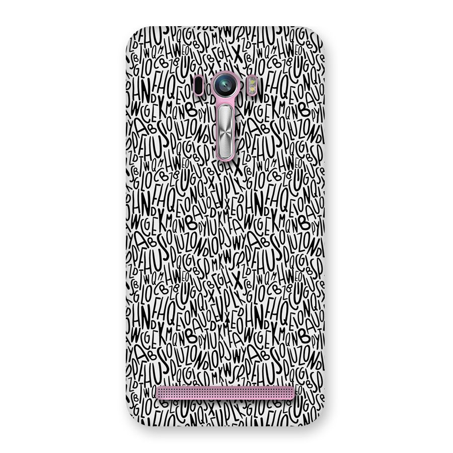 Alphabet Seamless Abstract Back Case for Zenfone Selfie