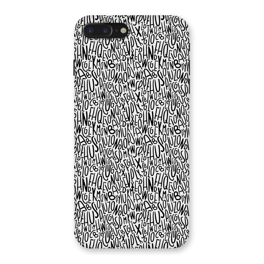 Alphabet Seamless Abstract Back Case for iPhone 7 Plus