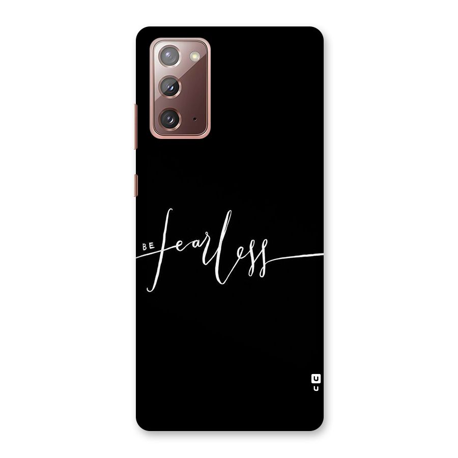 Always Be Fearless Back Case for Galaxy Note 20