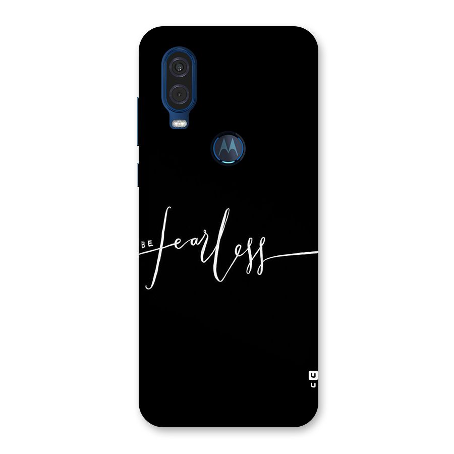 Always Be Fearless Back Case for Motorola One Vision