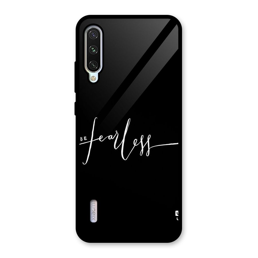 Always Be Fearless Glass Back Case for Mi A3