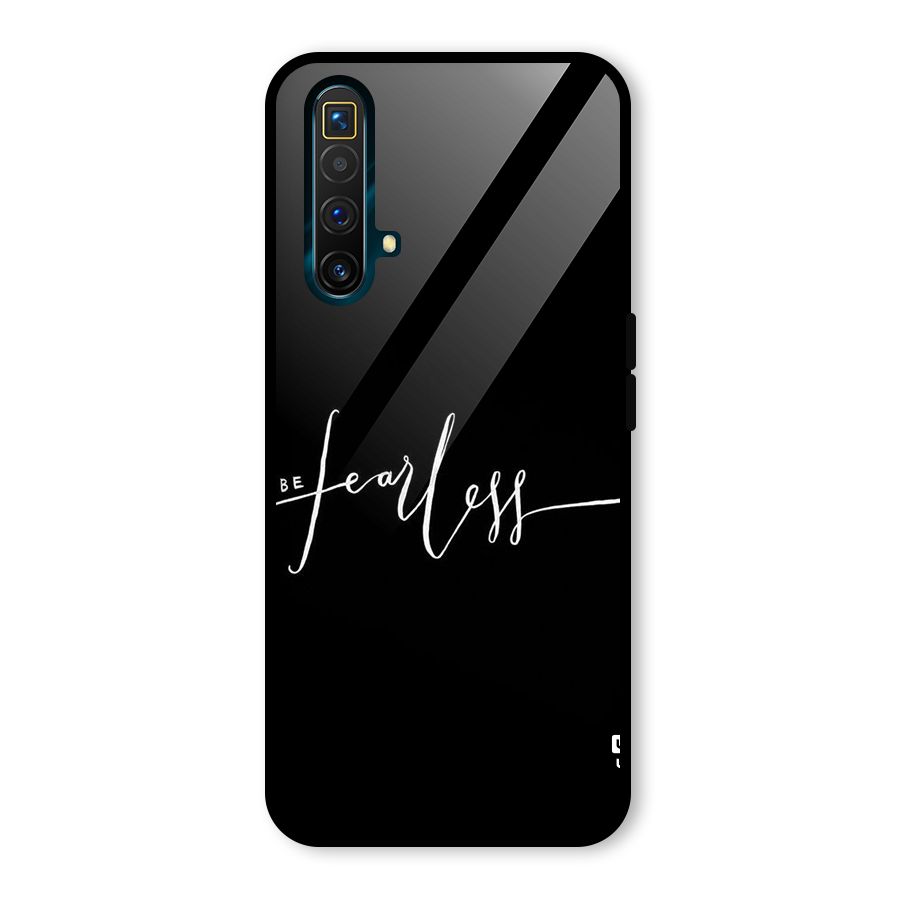 Always Be Fearless Glass Back Case for Realme X3 SuperZoom