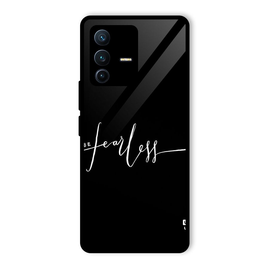 Always Be Fearless Glass Back Case for Vivo V23 Pro