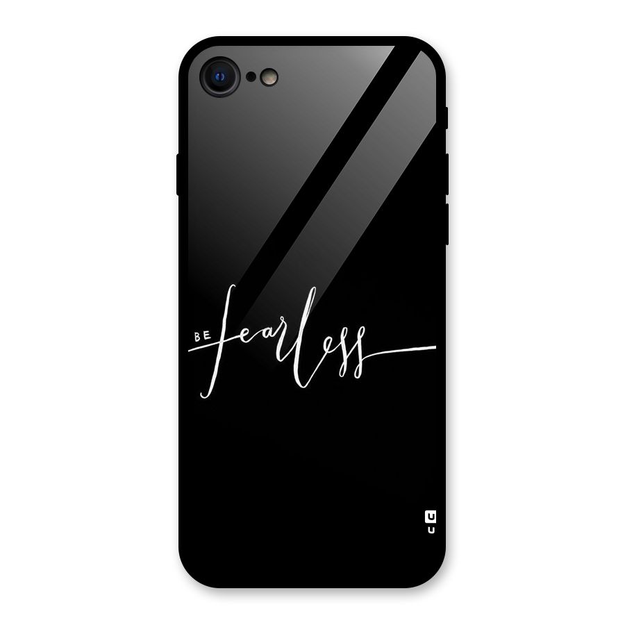 Always Be Fearless Glass Back Case for iPhone SE 2022
