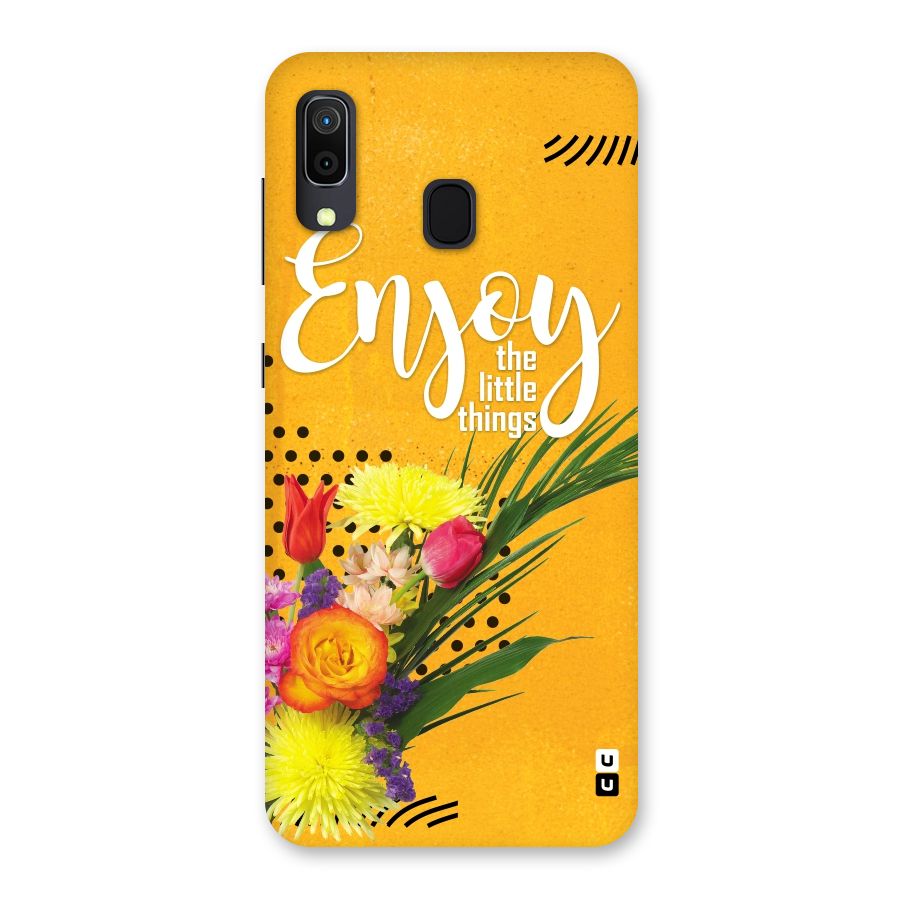 Always Enjoy Little Things Back Case for Galaxy A30