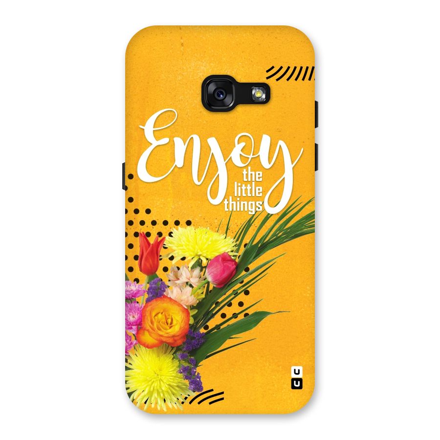 Always Enjoy Little Things Back Case for Galaxy A3 (2017)