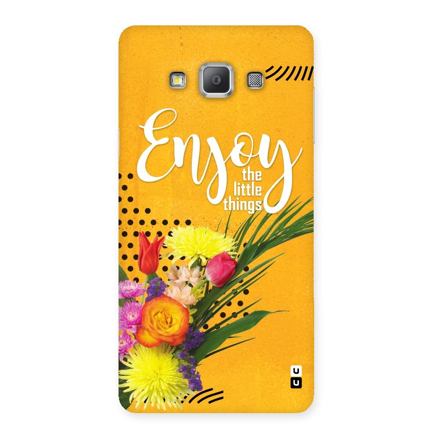Always Enjoy Little Things Back Case for Galaxy A7