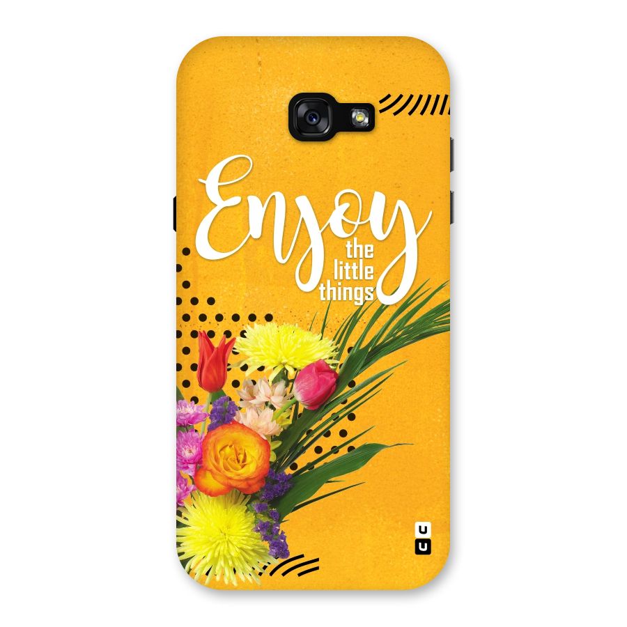 Always Enjoy Little Things Back Case for Galaxy A7 (2017)