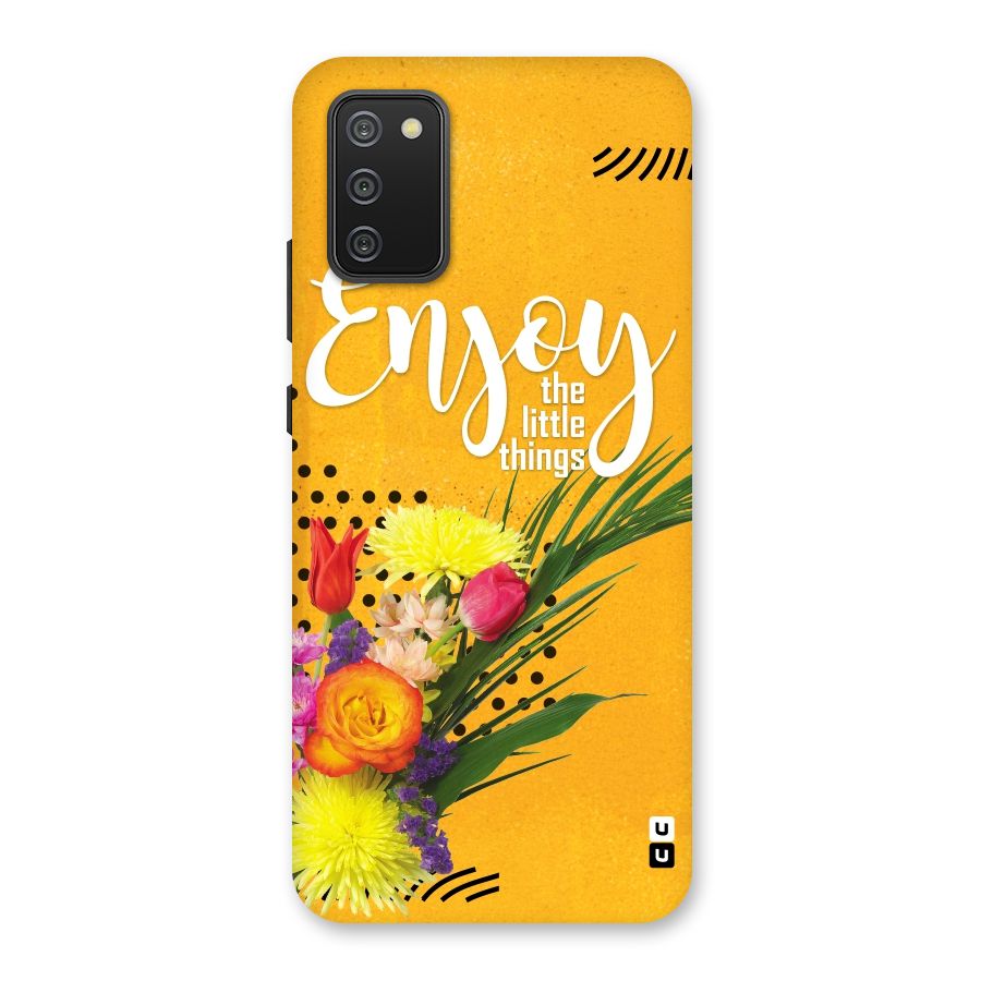 Always Enjoy Little Things Back Case for Galaxy M02s