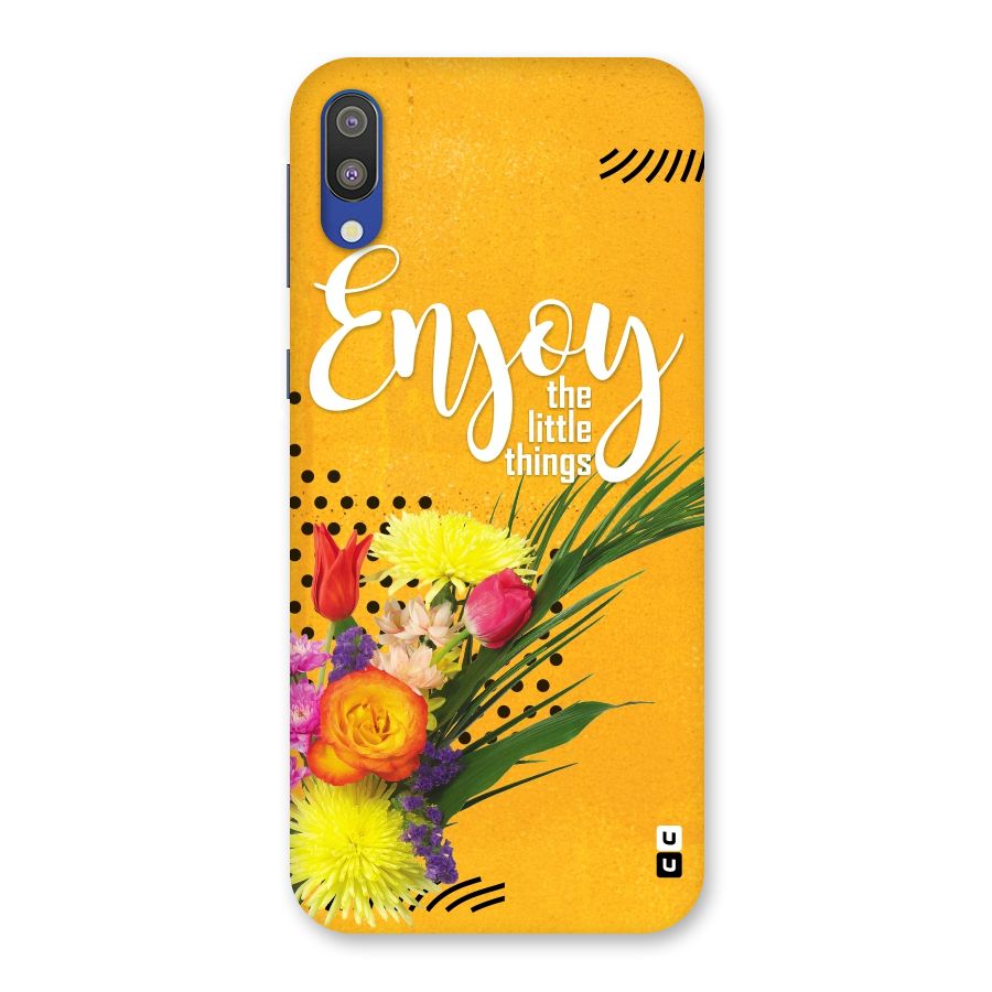 Always Enjoy Little Things Back Case for Galaxy M10