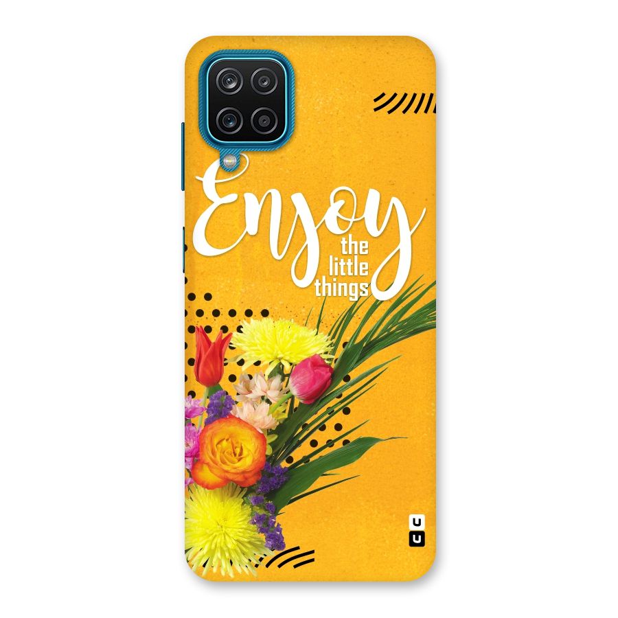 Always Enjoy Little Things Back Case for Galaxy M12