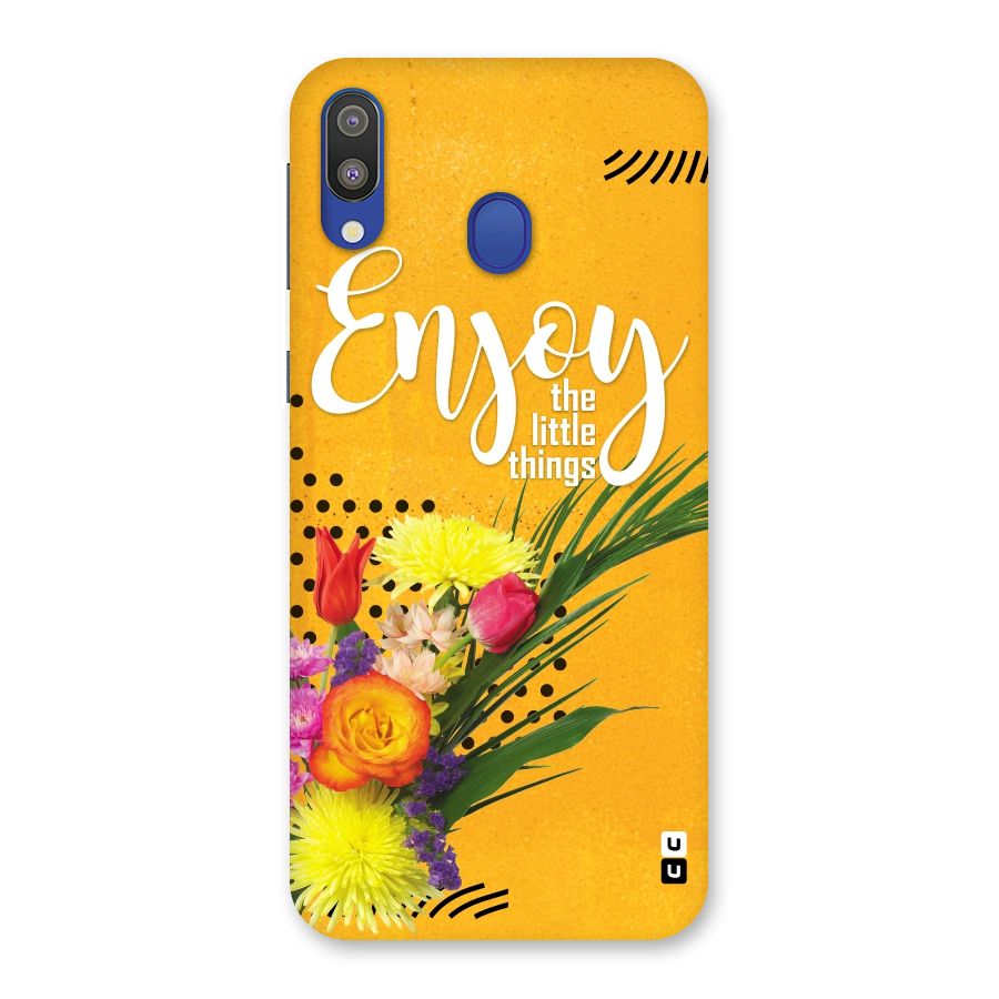 Always Enjoy Little Things Back Case for Galaxy M20