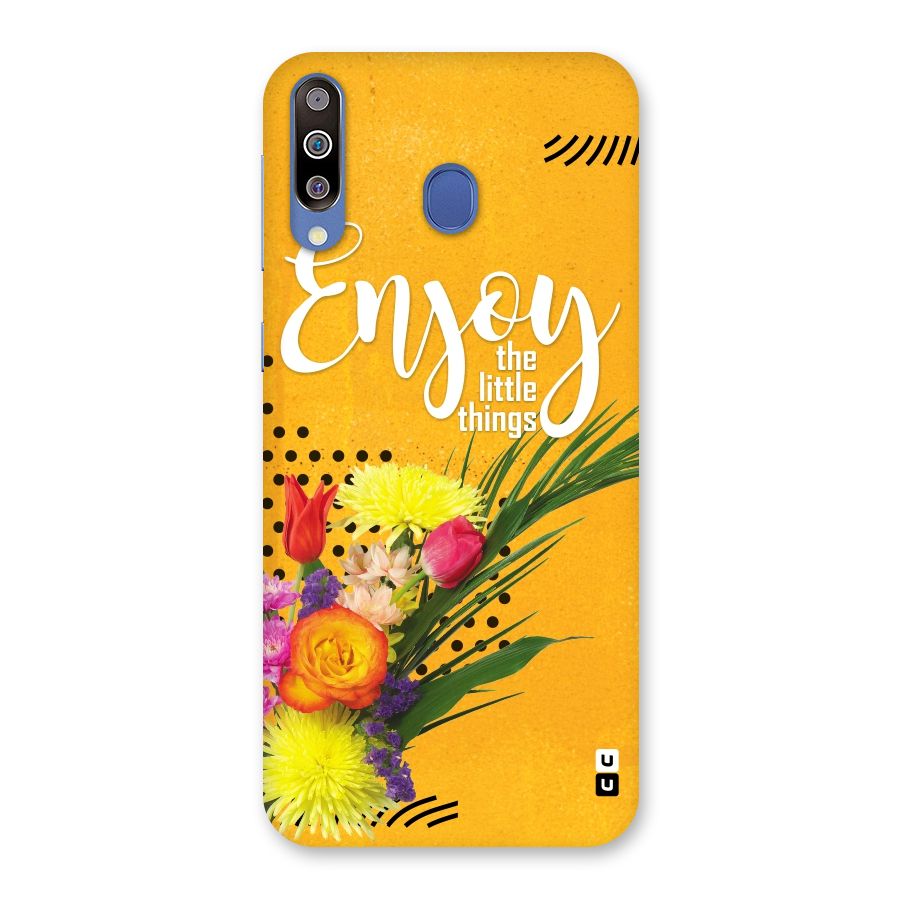Always Enjoy Little Things Back Case for Galaxy M30