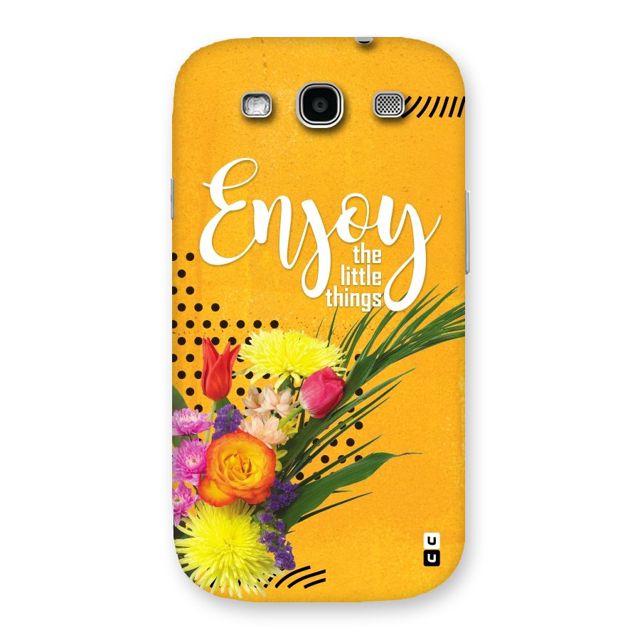 Always Enjoy Little Things Back Case for Galaxy S3
