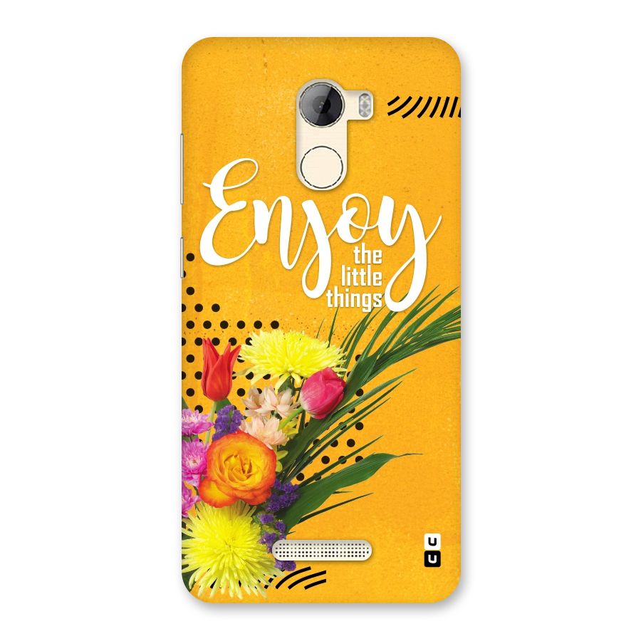 Always Enjoy Little Things Back Case for Gionee A1 LIte