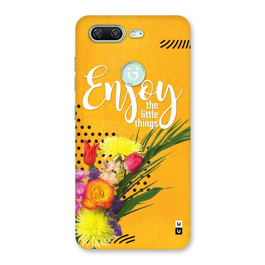 Always Enjoy Little Things Back Case for Gionee S10