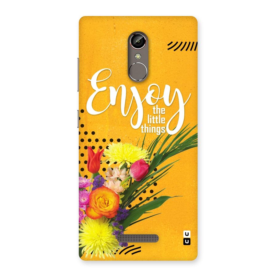 Always Enjoy Little Things Back Case for Gionee S6s