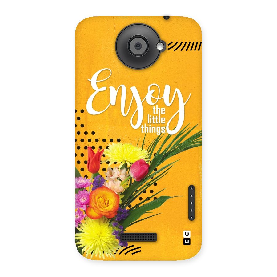 Always Enjoy Little Things Back Case for HTC One X