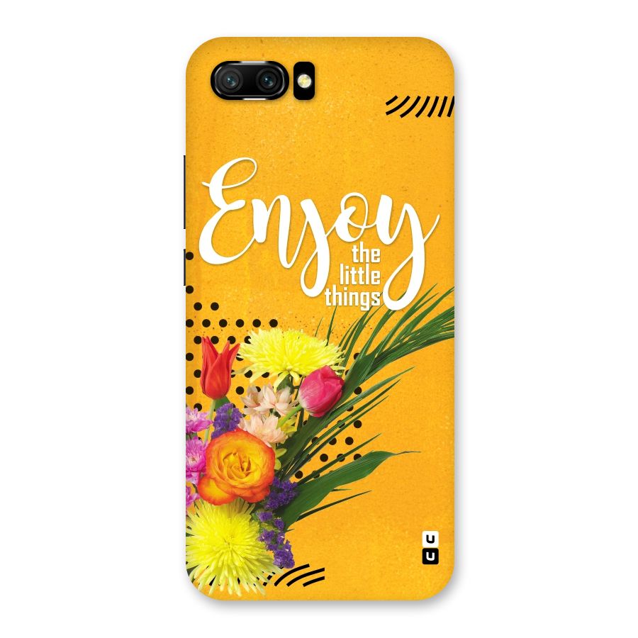 Always Enjoy Little Things Back Case for Honor 10