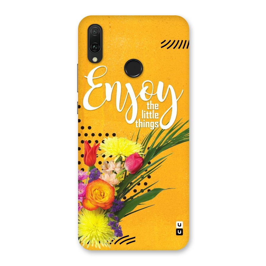 Always Enjoy Little Things Back Case for Huawei Y9 (2019)