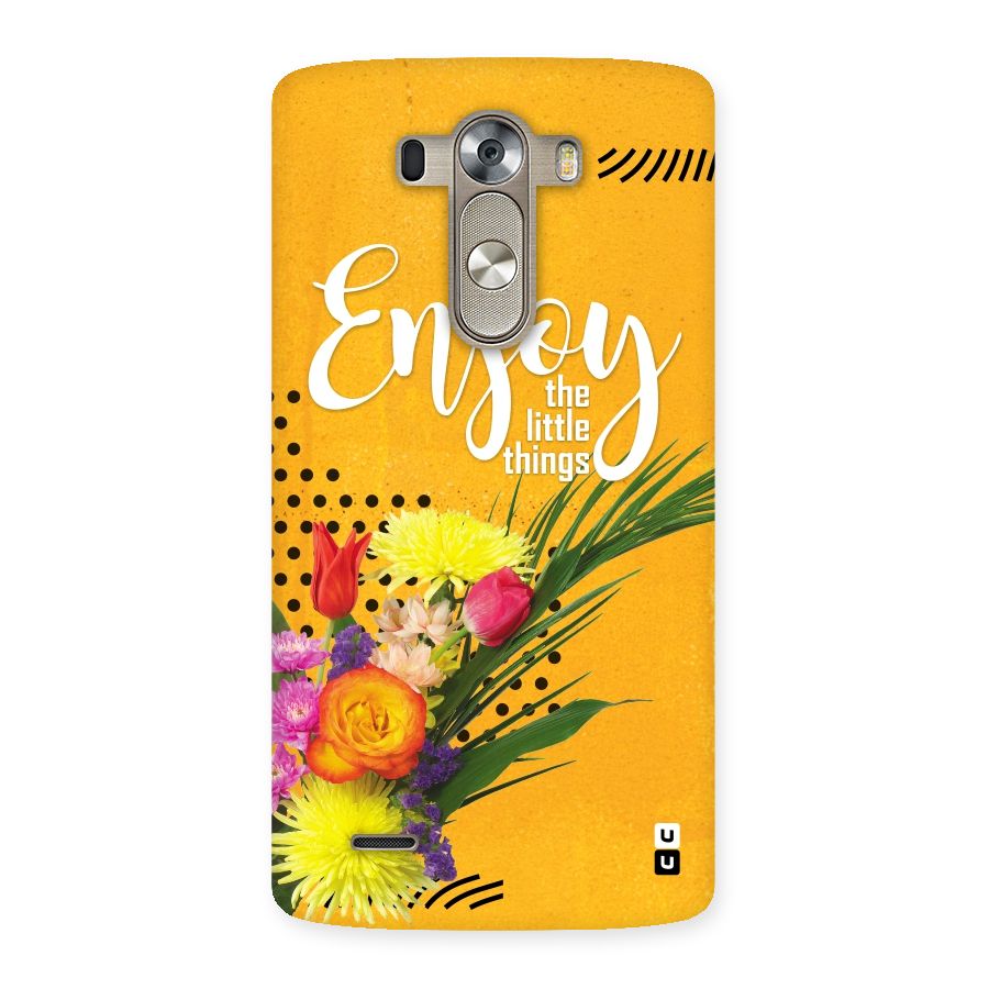 Always Enjoy Little Things Back Case for LG G3