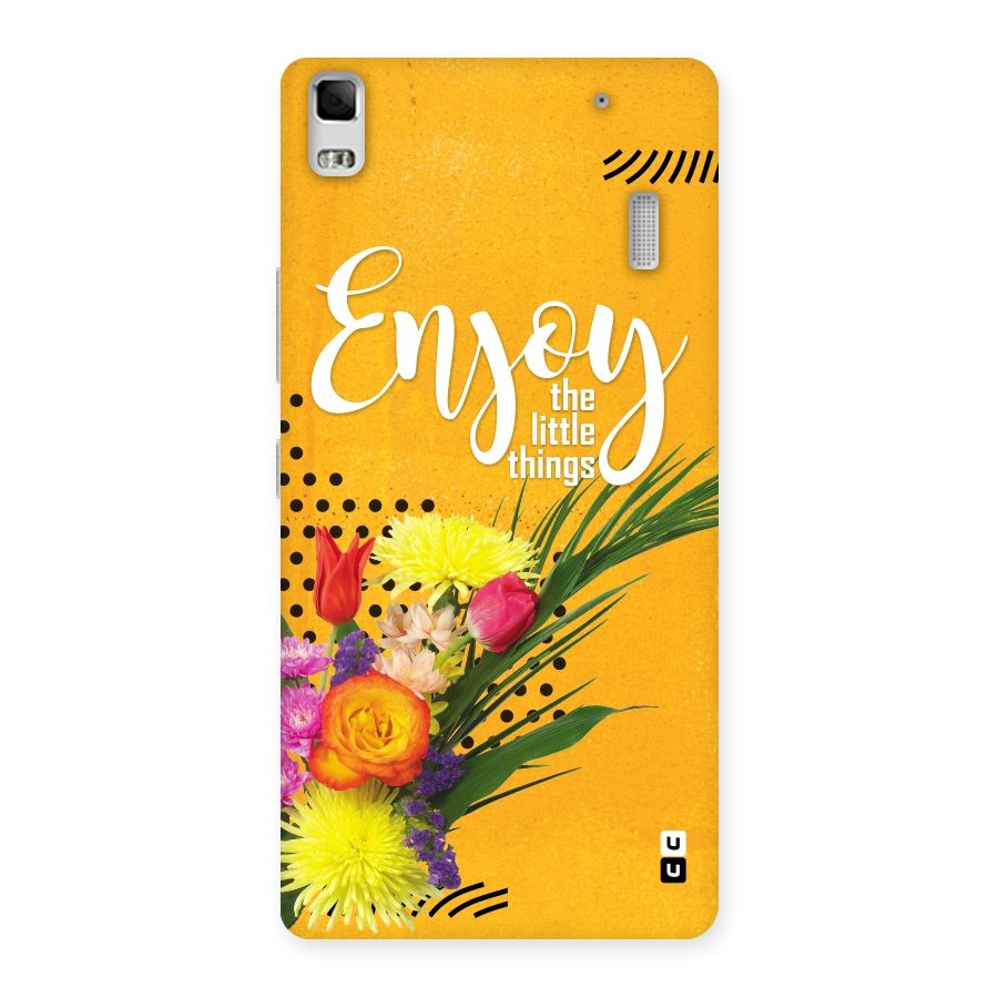 Always Enjoy Little Things Back Case for Lenovo A7000